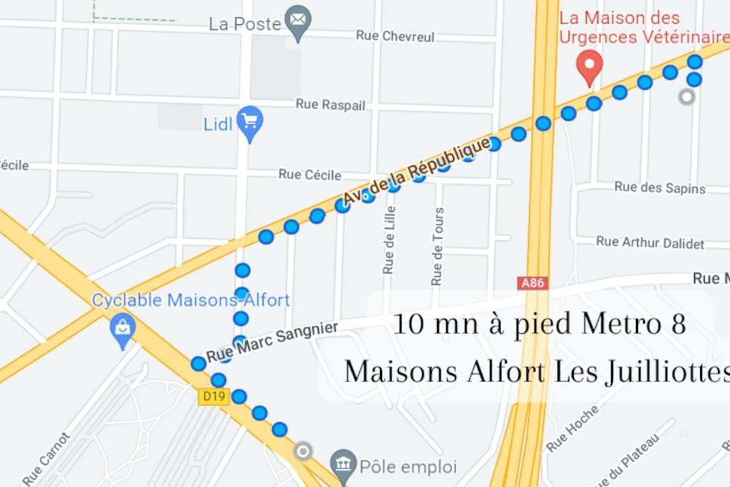 Escale-Marne Fr - 202 - Free Parking - Free Luggage Storage - All Equipped - Linen Included - Washing Machine - 10Mn Walk Metro 8 - Rer A - Panoramic View - From 1 To 14 Guests Maisons-Alfort Exterior foto