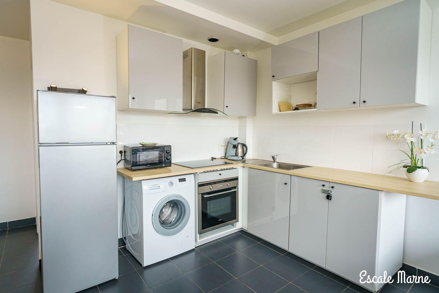 Escale-Marne Fr - 202 - Free Parking - Free Luggage Storage - All Equipped - Linen Included - Washing Machine - 10Mn Walk Metro 8 - Rer A - Panoramic View - From 1 To 14 Guests Maisons-Alfort Exterior foto
